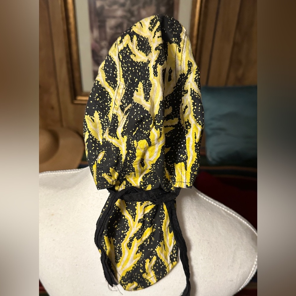 Black and Gold DuRag (or hair scarf)
